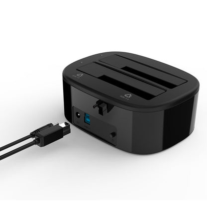 Док-станция для жестких дисков ORICO 6228US3 2,5/3,5 дюйма SATA HDD/SSD с 2 отсеками USB 3.0