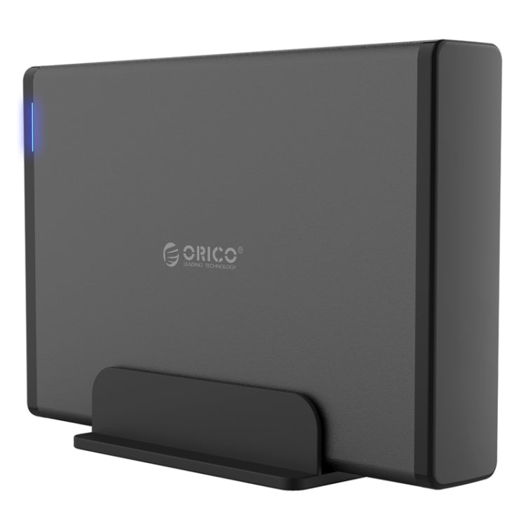 Корпус для мобильного жесткого диска ORICO 7688C3 8 ТБ, 3,5 дюйма, USB-C/Type-C, со съемным основанием, длина кабеля: 1 м