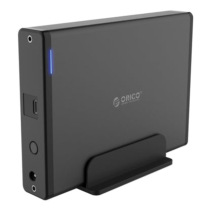 Корпус для мобильного жесткого диска ORICO 7688C3 8 ТБ, 3,5 дюйма, USB-C/Type-C, со съемным основанием, длина кабеля: 1 м