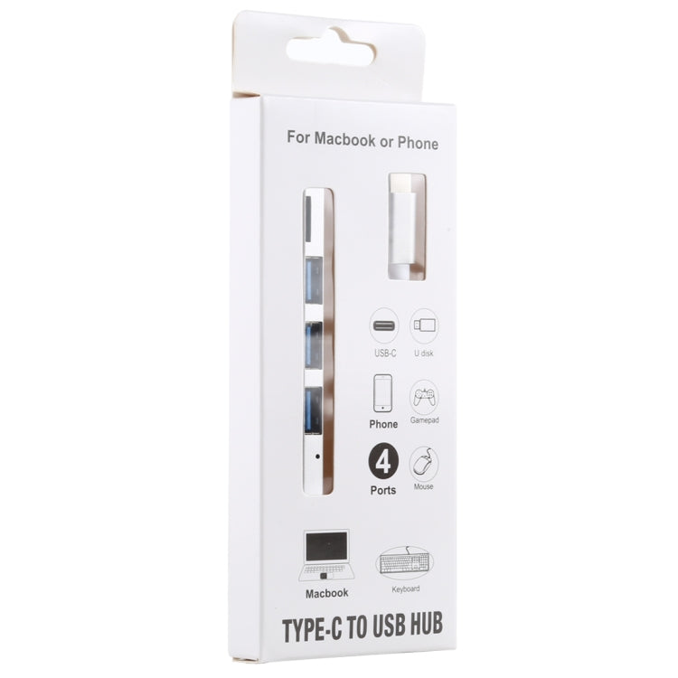 T-818 TF + 3 x USB 3.0 - USB-C / Type-C HUB-адаптер