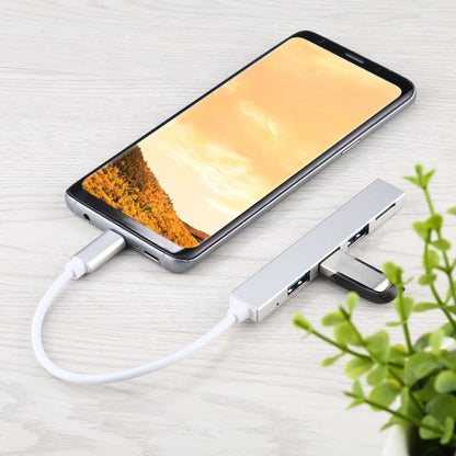 T-818 TF + 3 x USB 3.0 - USB-C / Type-C HUB-адаптер