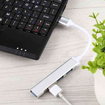 Адаптер-концентратор из алюминиевого сплава A-809 с 4 портами USB 3.0 на USB 3.0