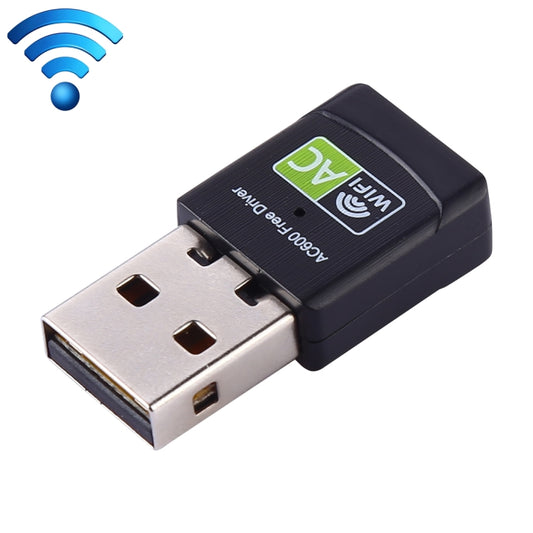 AC600Mbps 2.4GHz &amp; 5GHz двухдиапазонный USB 2.0 WiFi Free Drive Adapter внешняя сетевая карта