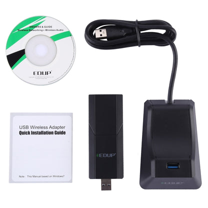 Внешняя сетевая карта EDUP EP-AC1675 AC1900 Мбит/с 2,4 ГГц и 5,8 ГГц, двухдиапазонный USB 3.0 WiFi