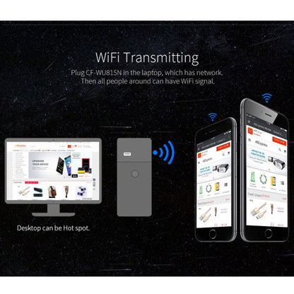 COMFAST CF-WU815N 150 Мбит/с Мини Беспроводной USB 2.0 Бесплатный драйвер WiFi Адаптер Внешняя сетевая карта