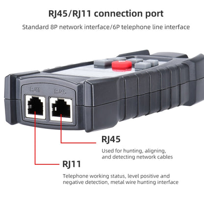 BENETECH GT67 RJ11 / RJ45 Multifunctional Cable Tester Line Finder Net Cable Detector