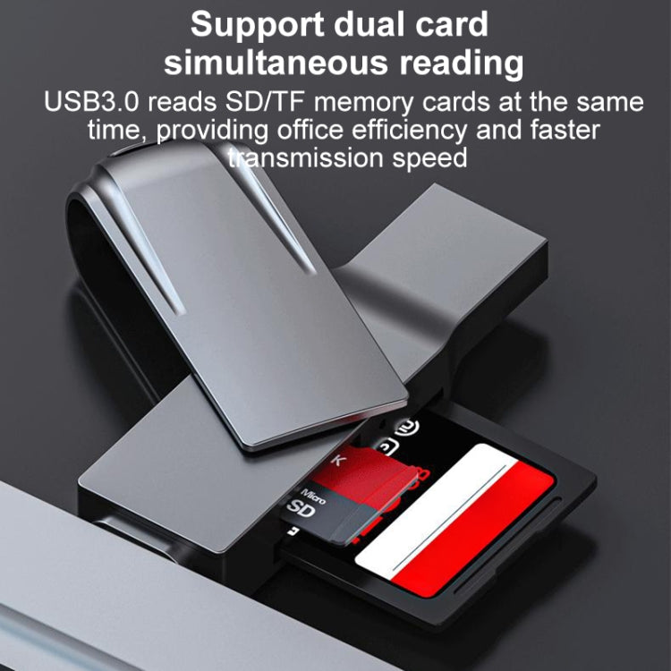 Многофункциональный картридер 2 в 1 USB-C / Type-C - USB 3.0