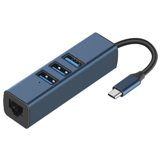 RDS 6307-3 USB-C / Type-C на USB3.0 + два USB2.0 + RJ45 4-в-1 концентратор-адаптер
