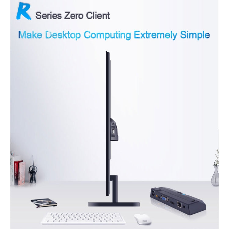 Мини-ПК Zero Client R1, четырехъядерный процессор CORTEX QUAD A9 с тактовой частотой до 1,6 ГГц, ОЗУ: 1 ГБ, ПЗУ: 8 ГБ, поддержка HDMI, VGA, RJ45, SPK
