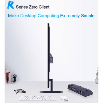 Мини-ПК Zero Client R1, четырехъядерный процессор CORTEX QUAD A9 с тактовой частотой до 1,6 ГГц, ОЗУ: 1 ГБ, ПЗУ: 8 ГБ, поддержка HDMI, VGA, RJ45, SPK