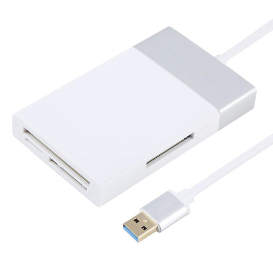 Многофункциональный 6-в-1: двойной USB 3.0 + XQD + CF + TF + SD кард-ридер