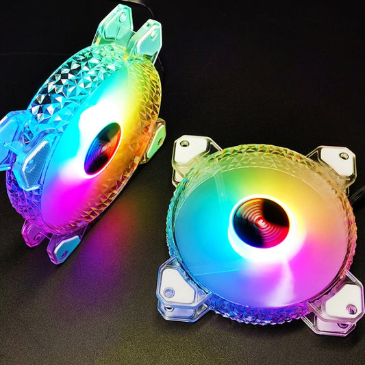 COOLMOON RGB dzesēšanas ventilators 120 mm PWM 6 kontaktu S1 ARGB ventilatori