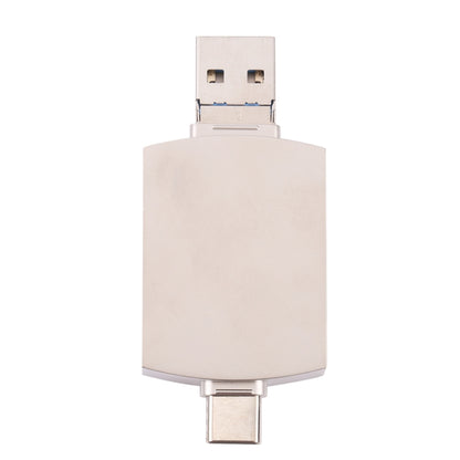 8 In 1 Type-C / USB-C + 8 Pin + Dual USB + SD + TF + Micro Card + OTG Multi-function Adapter