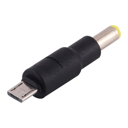 10 gab. 5,5 x 2,5 mm uz Micro USB līdzstrāvas barošanas spraudņa savienotājs