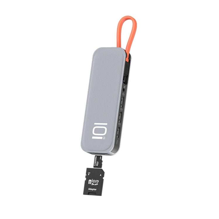 ROCK TR01 10 In 1 Type-C / USB-C to HDMI + VGA Multifunctional Extension HUB Adapter
