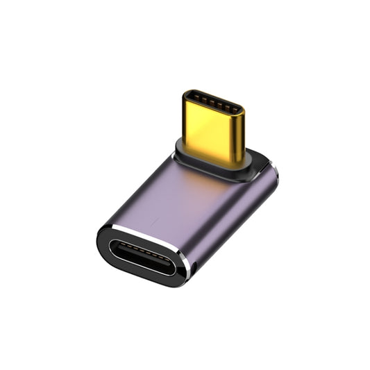 Адаптер USB-C/Type-C (мама) на USB-C/Type-C (папа) 40 Гбит/с, вертикальный, угловой, 240 Вт, с подсветкой