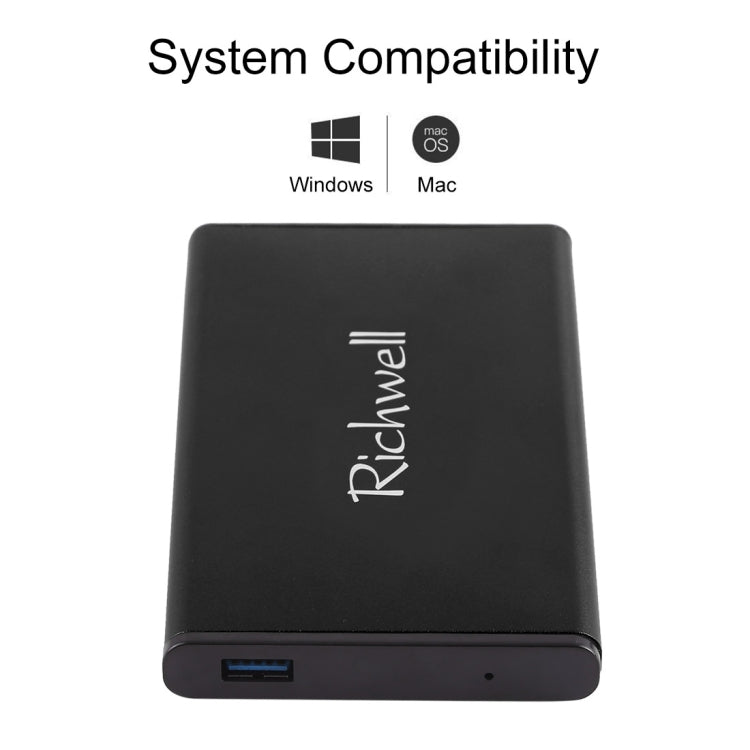 Мобильный жесткий диск Richwell SATA R2-SATA-160 ГБ 160 ГБ 2,5 дюйма с интерфейсом USB 3.0 Super Speed