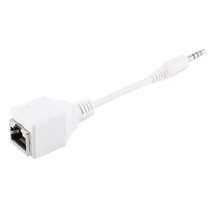 Сетевой адаптер Ethernet LAN CAT5 RJ45 с разъемом 3,5 мм, 4-полюсным штекером, общая длина: около 13 см