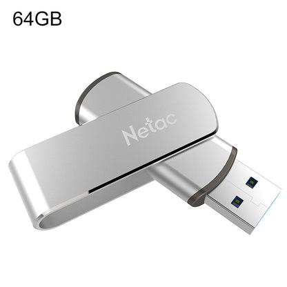 Флеш-диск Netac U388 64 ГБ USB 3.0 Twister Secure с шифрованием
