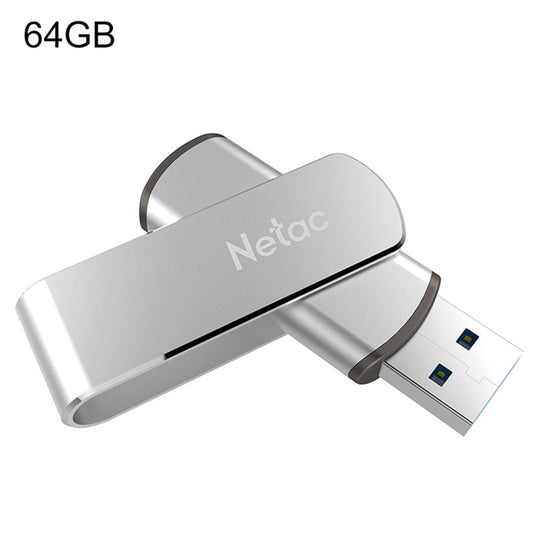 Флеш-диск Netac U388 64 ГБ USB 3.0 Twister Secure с шифрованием