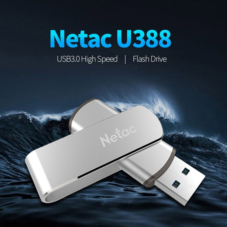 Флеш-диск Netac U388 64 ГБ USB 3.0 Twister Secure с шифрованием