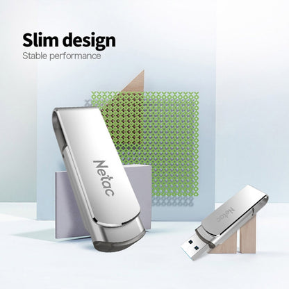 Флеш-диск Netac U388 64 ГБ USB 3.0 Twister Secure с шифрованием