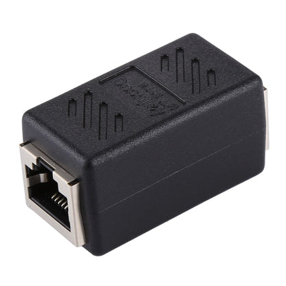 Crystal Network Straight Through Head-line Connector Pair Terminal Female to Double Head RJ45 Interface Extension Device
