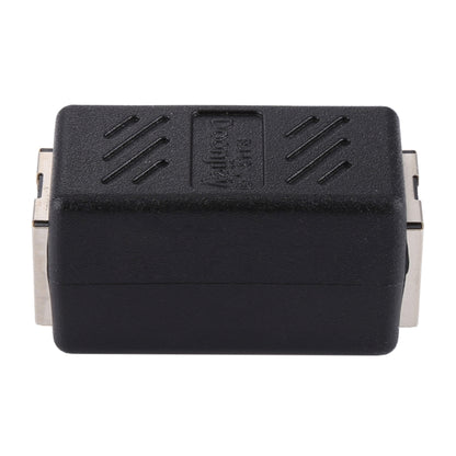 Crystal Network Straight Through Head-line Connector Pair Terminal Female to Double Head RJ45 Interface Extension Device