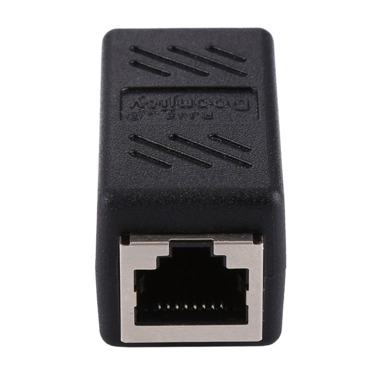 Crystal Network Straight Through Head-line Connector Pair Terminal Female to Double Head RJ45 Interface Extension Device