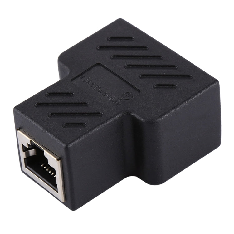 Crystal Network Straight Through Head-line Connector Terminal Female to Female Three Head RJ45 Interface Extension Device
