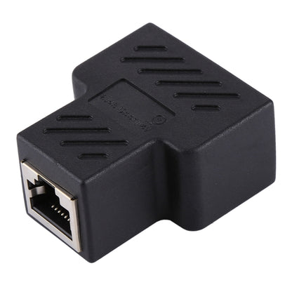 Crystal Network Straight Through Head-line Connector Terminal Female to Female Three Head RJ45 Interface Extension Device