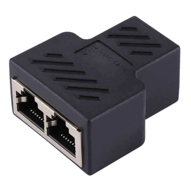 Crystal Network Straight Through Head-line Connector Terminal Female to Female Three Head RJ45 Interface Extension Device