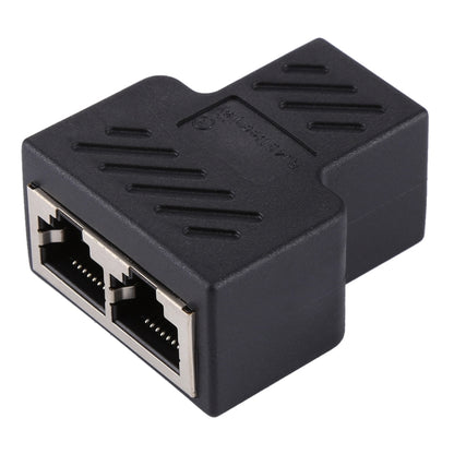 Crystal Network Straight Through Head-line Connector Terminal Female to Female Three Head RJ45 Interface Extension Device