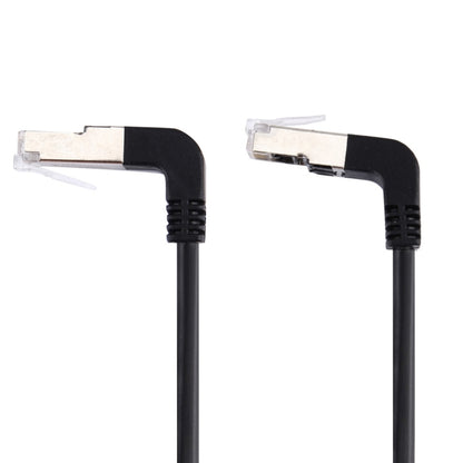 40cm RJ45 Male Bent Upward to RJ45 Male Bent Down Network LAN Cable