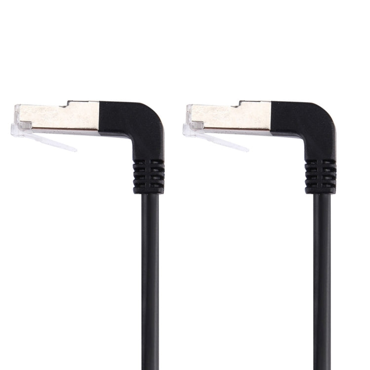 1m RJ45 Male Bent Down to RJ45 Male Bent Down Network LAN Cable