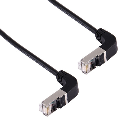 1m RJ45 Male Bent Down to RJ45 Male Bent Down Network LAN Cable