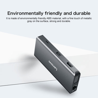 Док-станция Lenovo LX0801 с сетевым кабелем Type-C/USB-C
