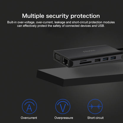 Док-станция Lenovo LX0801 с сетевым кабелем Type-C/USB-C