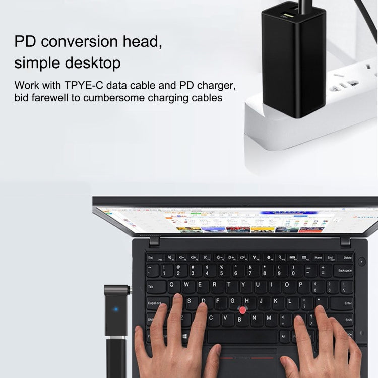 Адаптер для зарядки компьютера Acer мощностью 100 Вт с разъемом USB-C/Type-C (мама) на разъем DC 5,5x1,7 мм (папа)