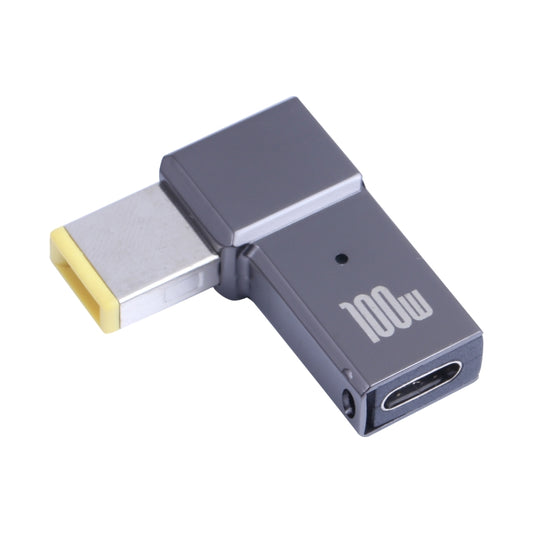 Адаптер для зарядки компьютера Lenovo USB-C/Type-C (мама) мощностью 100 Вт на большой квадратный разъём