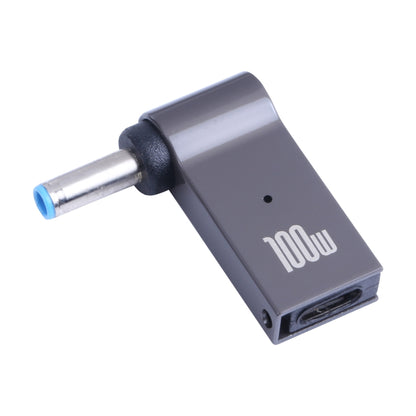 100 W USB-C / C tipa ligzda uz DC 4,5 x 3,0 mm ligzdu datora uzlādes adapteris HP ierīcēm