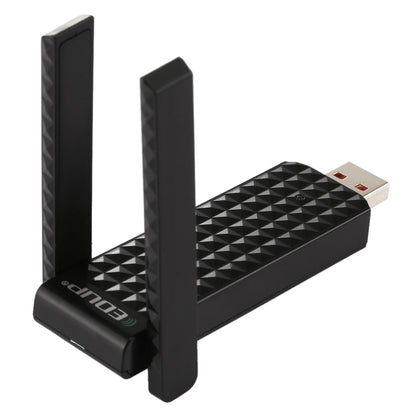 Сетевая карта EDUP EP-AC1625 600 Мбит/с 2,4 ГГц / 5,8 ГГц, двухдиапазонный беспроводной 11AC USB 2.0 с 2 антеннами для ноутбука/ПК