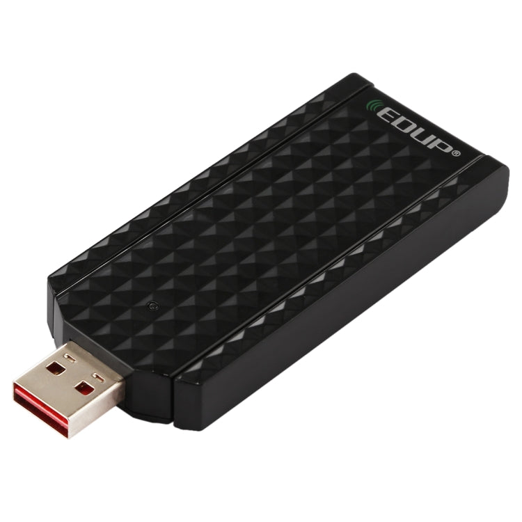 Сетевая карта EDUP EP-AC1625 600 Мбит/с 2,4 ГГц / 5,8 ГГц, двухдиапазонный беспроводной 11AC USB 2.0 с 2 антеннами для ноутбука/ПК