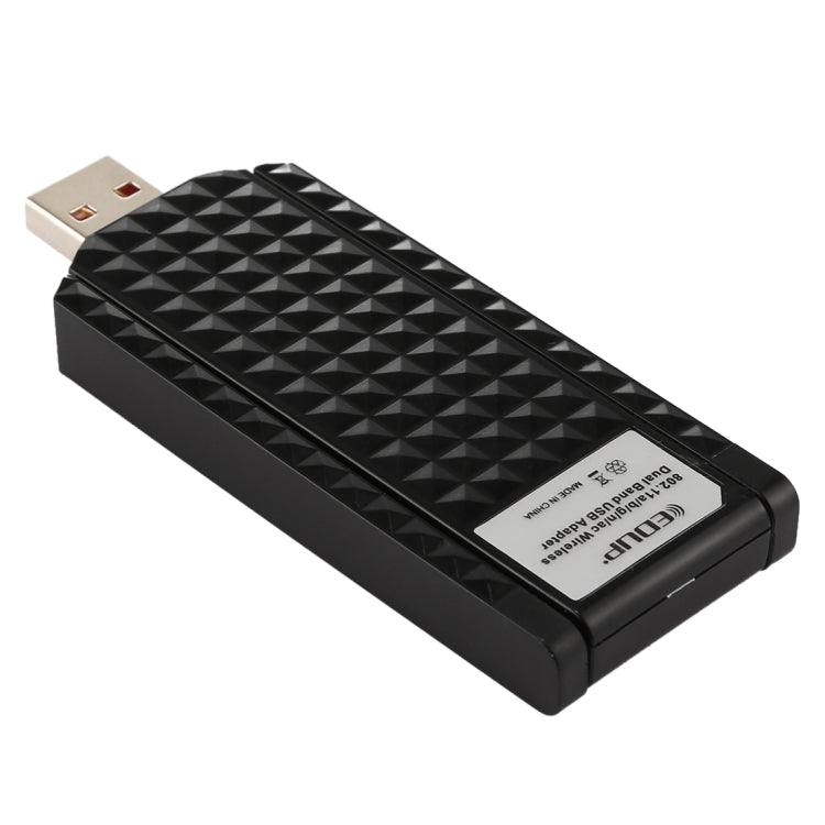 Сетевая карта EDUP EP-AC1625 600 Мбит/с 2,4 ГГц / 5,8 ГГц, двухдиапазонный беспроводной 11AC USB 2.0 с 2 антеннами для ноутбука/ПК