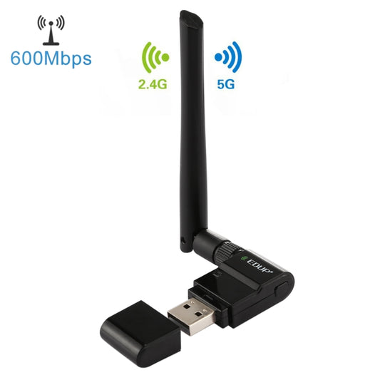EDUP EP-AC1635 600 Мбит/с двухдиапазонный беспроводной USB Ethernet-адаптер 11AC с антенной 2 дБи для ноутбука/ПК
