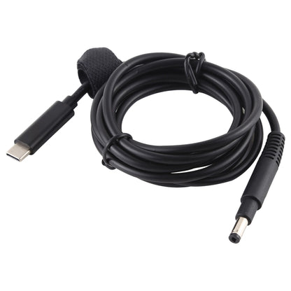 USB-C / C tipa uz 4,8 x 1,7 mm klēpjdatora barošanas uzlādes kabelis, kabeļa garums: aptuveni 1,5 m
