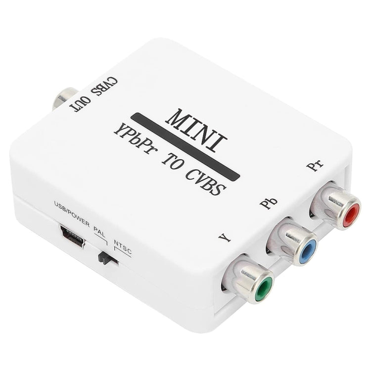 Мини-видеоконвертер YPBPR в CVBS, компонентный AV-адаптер для телевизора/проектора/монитора