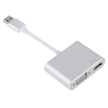 2 vienā USB 3.0 uz HDMI + VGA adapteris