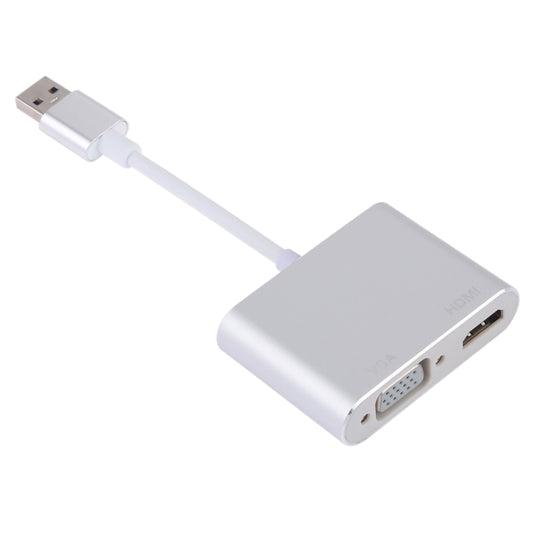Адаптер 2 в 1 USB 3.0 - HDMI + VGA