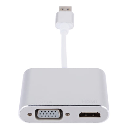 2 vienā USB 3.0 uz HDMI + VGA adapteris